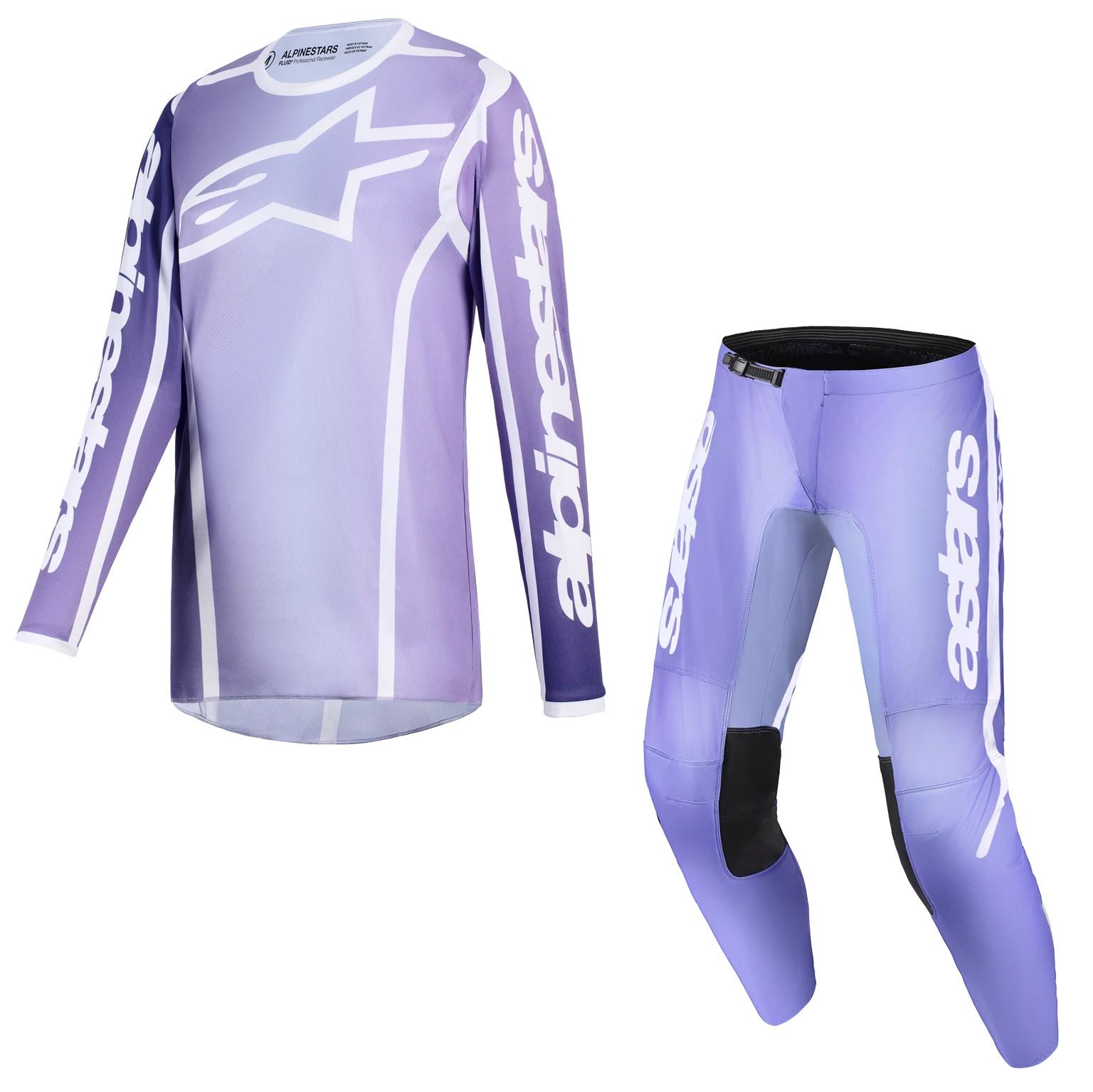Alpinestars 2026 Womens Stella Fluid Apex Motocross Combo Kit Black White Fuchsia